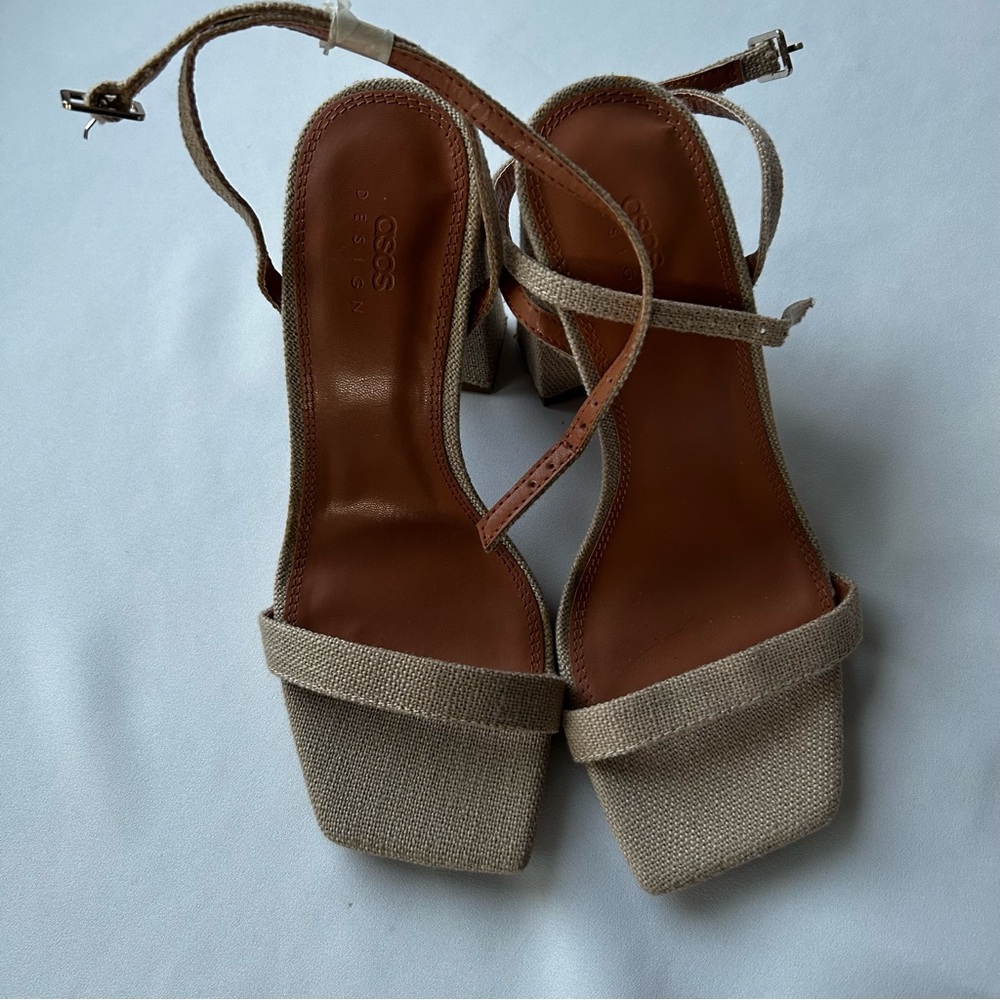 ASOS Beige Strappy Heels